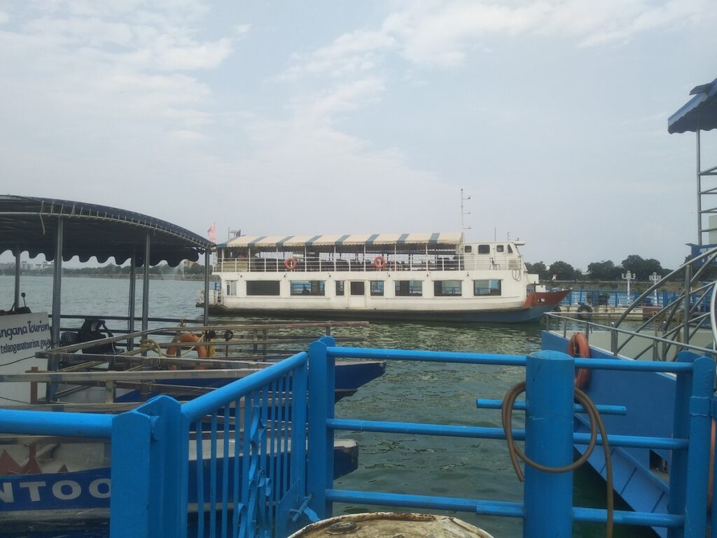 Boating at Hussain Sagar