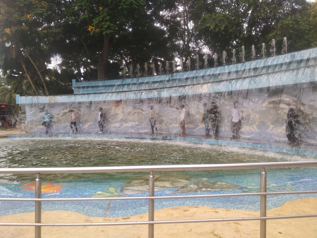 Water fall at Lumbini Park